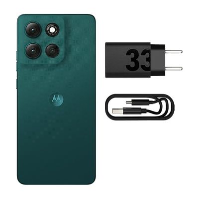 Smartphone Motorola Moto G86 5G 512GB - Verde Escuro, 24GB (12GB RAM+12GB Ram Boost), Câmera 50MP, Tela 6,7"