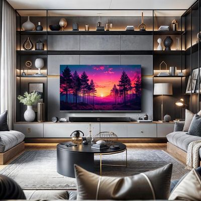 Smart TV 60" Philco 4K Roku Borda Infinita P60CRA Bivolt