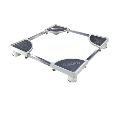Suporte Geladeira Maquina De Lavar Lava E Seca 4 Pé 4 Roda