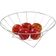 Fruteira de Mesa Redonda para Bancada Cromada Organização Decoração Cozinha