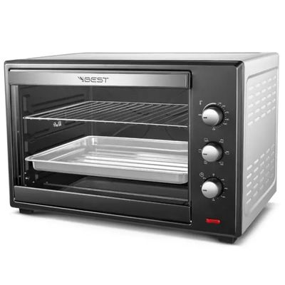 Forno De Bancada Elétrico Best Forno Plus 60 Litros 110v Preto/branco
