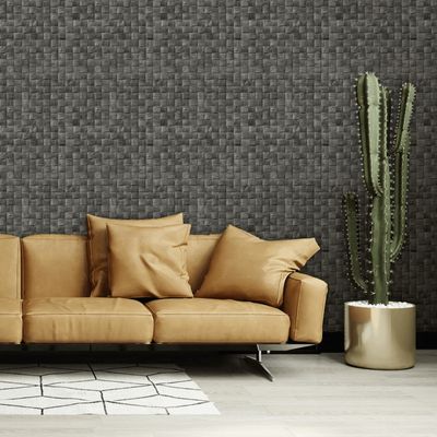 Papel de Parede Struktura Tijolo Cinza 45743