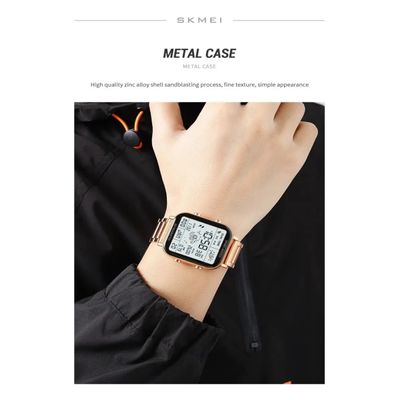 Relógio Digital Masculino SKMEI 1888 com Display de luz Traseira Prata