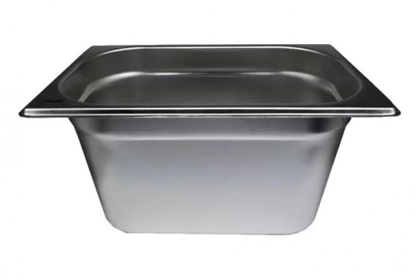 Kit 8 Cubas Gastronomica Inox GN 1/4 x 150mm (265x162mm) - Brasinox