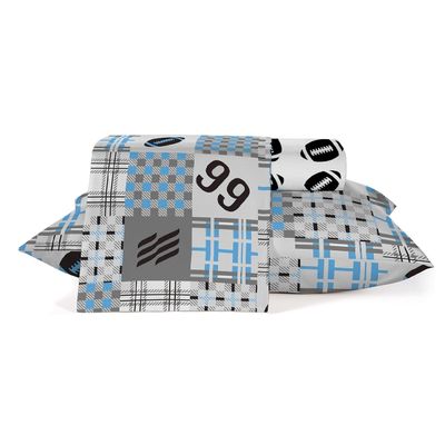 Jogo Cama Solteiro 3 Pcs Algodão Kids Football Teka