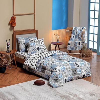 Jogo Cama Solteiro 3 Pcs Algodão Kids Football Teka
