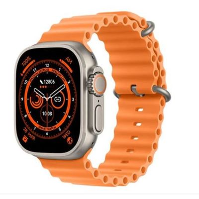 Smartwatch W69 Ultra Max Serie 8 49mm NFC, GPS 2,2" DS Preto