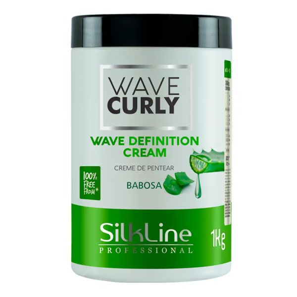 Creme de Pentear Wave Cream Babosa Silkline 1kg