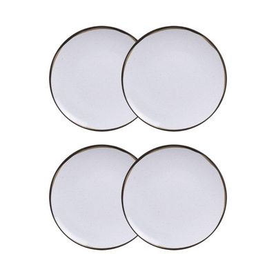 Conjunto 4 Pratos Sobremesa 19cm Canyon Porcelana Tramontina
