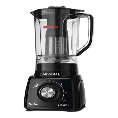 Liquidificador Mondial Turbo Power L-99 2.2 L preto 127V Cor:Preto