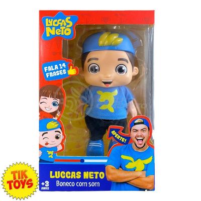 Boneco Lucas Neto Com 14 Frases Rosita 30Cm Orig.