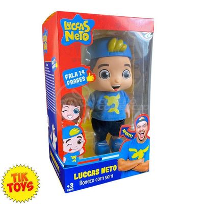 Boneco Lucas Neto Com 14 Frases Rosita 30Cm Orig.