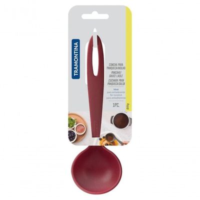 Concha Para Molho Tramontina Ability 19,6cm Em Nylon Vermelho