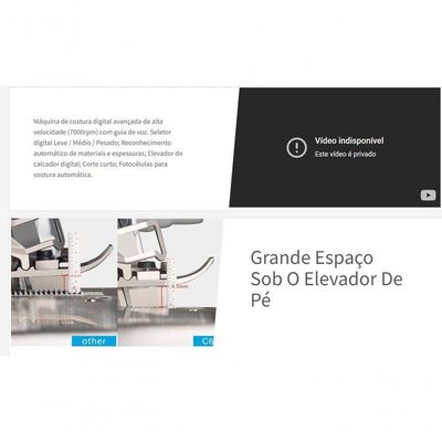 Overlock Eletrônica Com Inteligente - Jack-c6