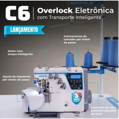 Overlock Eletrônica Com Inteligente - Jack-c6