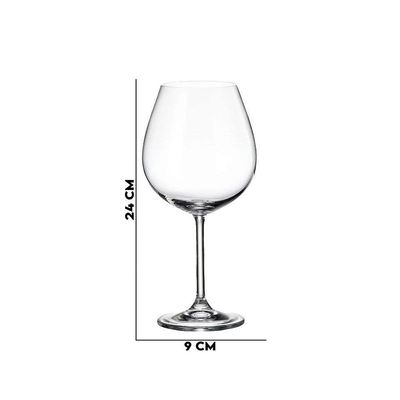 Jogo 4 Taças Cristal Ecologico Degustação 650ml Bohemia