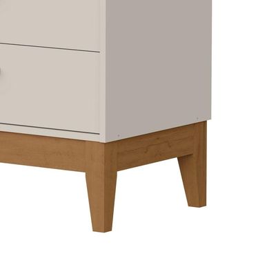 Comoda Gaveteira Flip 4 Gavetas Areia Fosco