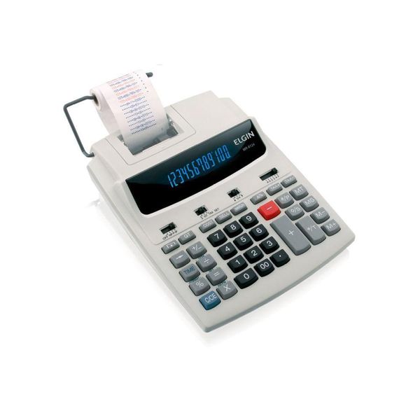 Calculadora Com Bobina 12 Digitos Cr Mr-6124 Elgin
