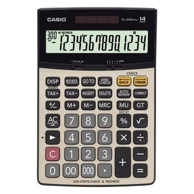 Calculadora Casio Dj-240dplus-wa-dp 14 Digitos - Beige