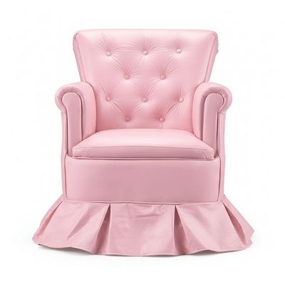 Cadeira Poltrona Balanço Amentação Confortável Quarto Descanso Sala Leitura Corino Rosa