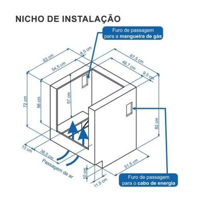 Fogão De Embutir 4 Bocas Prisma Vitreo Bl Inox Gás Glp Venax