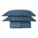 Cobre Leito Matelassê Percal 300 fios Basic King 03 Peças 10s0% Poliéster - Marinho