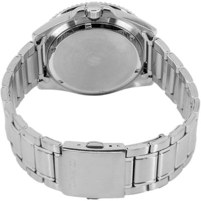 Relógio Casio Masculino Ref:Mdv-107d-3avdf Duro Diver Prateado