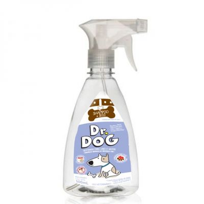 Kit Dr. Dog Banho a seco pet 500ml e perfume Cachorro &amp; Gato120ml FILHOTES