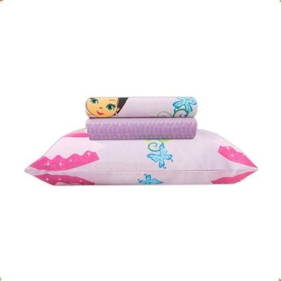Jogo de Cama Solteiro Infantil Happy Day Lady Duplo 3 Pçs