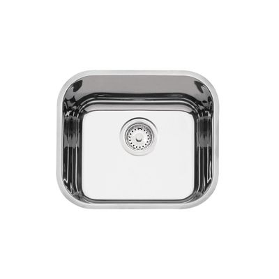 Cuba de embutir Tramontina Lavinia 40 BLem aço inox alto brilho 40x34 cm