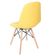 Cadeira Decorativa Eiffel Charles Eames DSW Botonê E03 Amarelo - Lyam Decor