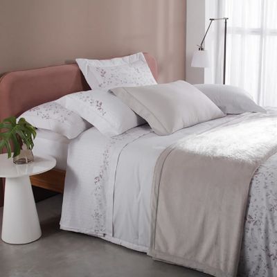 Jogo Cama King 4 Pcs Algodão 200 Fios Manila Buddemeyer
