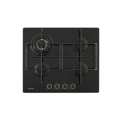 COOKTOP CRISSAIR A GÁS ALL BLACK COM 4 QUEIMADORES 60CM BIVOLT NCT 24 G6