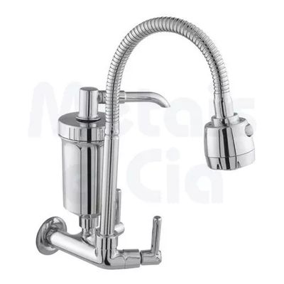 Torneira Metal Com Filtro Cozinha Gourmet Pia Mesa Parede