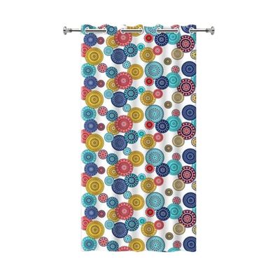 Cortina de Box PVC para Banheiro com Gancho Estampa Mandala