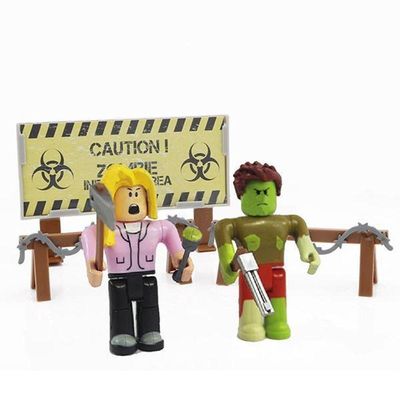Cartela 4 Boneco Articulado 7Cm Roblox Ataque Zumbi Nº14