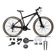 Bicicleta Aro 29 Absolute Nero 5 Kit 2x9 Gta Sunrun K7 Freio A Disco Garfo Com Trava Mtb preto Tam: 23