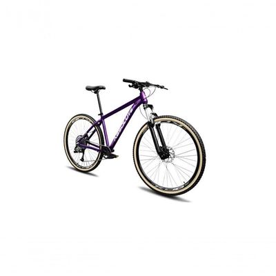 Bicicleta Aro 29 Absolute Nero 5 12v Hollowtech K7 Freio Hidráulico Garfo Trava No Guidão Roxo Tam: 17