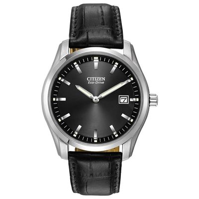 Relógio Citizen Masculino Ref: Au1040-08e Solar Prateado Eco-Drive