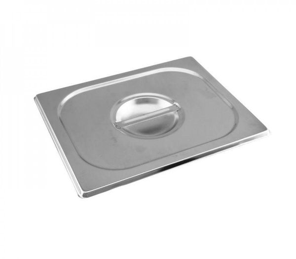 kit 6 Tampas de Cuba Gastronomica Inox 1/2 Sem Recorte - Brasinox