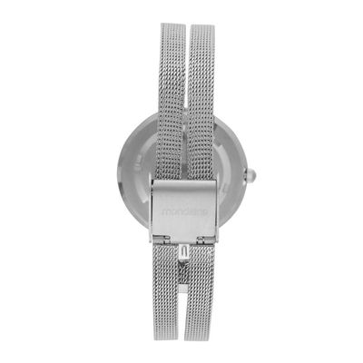 Relogio Mondaine Feminino Ref: 32924l0mvne2 Fashion Mesh Prateado