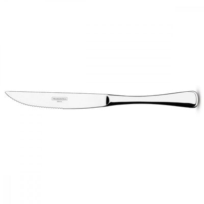 Faca para Churrasco Tramontina Monaco em Aço Inox Forjado Acabamento Alto Brilho com Detalhes no Cabo
