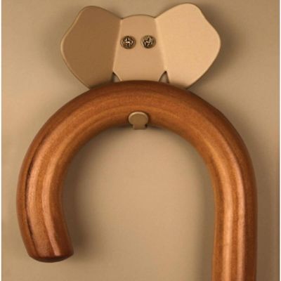 Cabideiro de Parede Elefante Dourado Gancho Pendurar Roupas Decorativo Luft Masutti