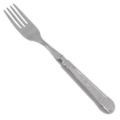 100 Garfos Jumbo Churrasco Mesa 20cm Aço Inox Prateado Nobre Jantar