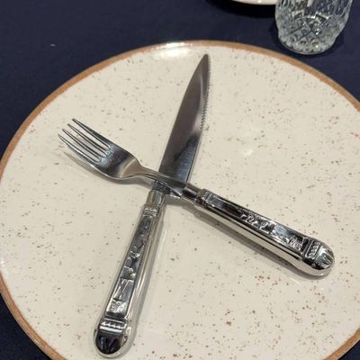 100 Garfos Jumbo Churrasco Mesa 20cm Aço Inox Prateado Nobre Jantar