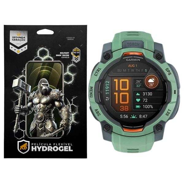 Película para Garmin Instinct 3 - Hydrogel HD - Gshield
