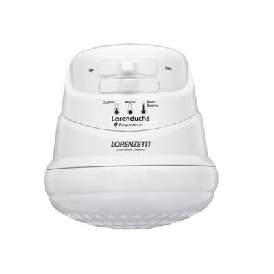 Ducha LeC Lorenducha Branca 220V 6800W
