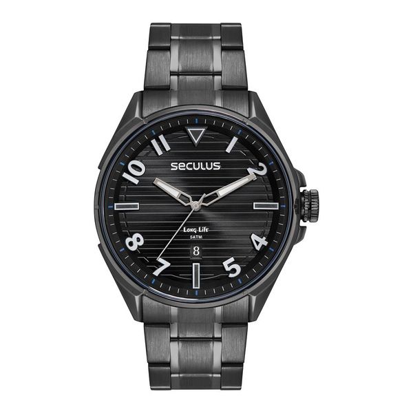 Relógio Seculus Masculino Ref: 77261gpsvpa2 Casual Black