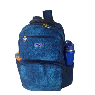 Mochila Escolar Feminina Notebook 15 Bolsa Reforçada Cores M / AZUL
