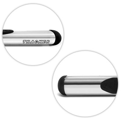 Estribo Lateral Oval Tracker 2020 a 2025 Aço Carbono Cromado